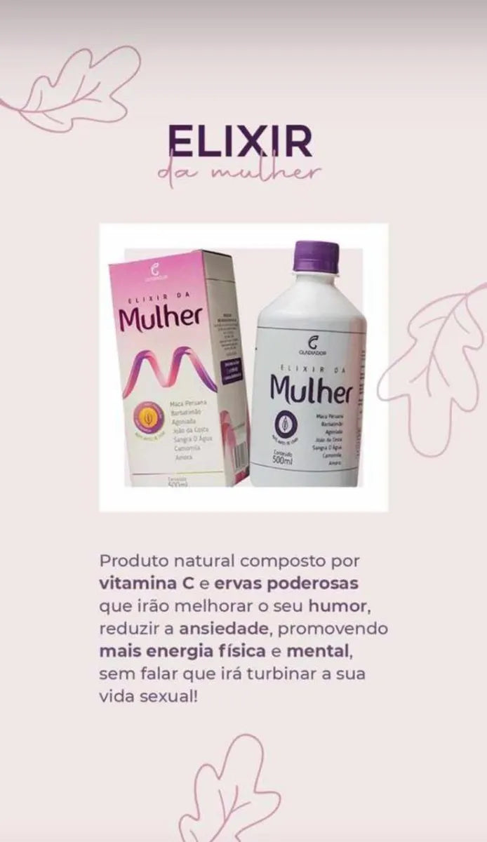 ELIXIR DA MULHER 500ML - GLADIADOR