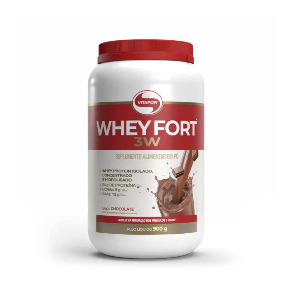 WHEY FORT 3W 900G - VITAFOR
