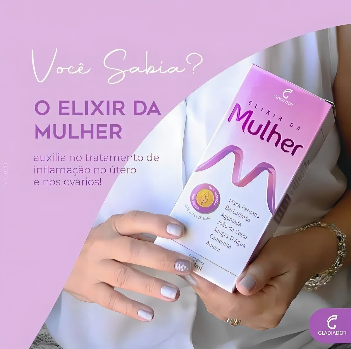 ELIXIR DA MULHER 500ML - GLADIADOR