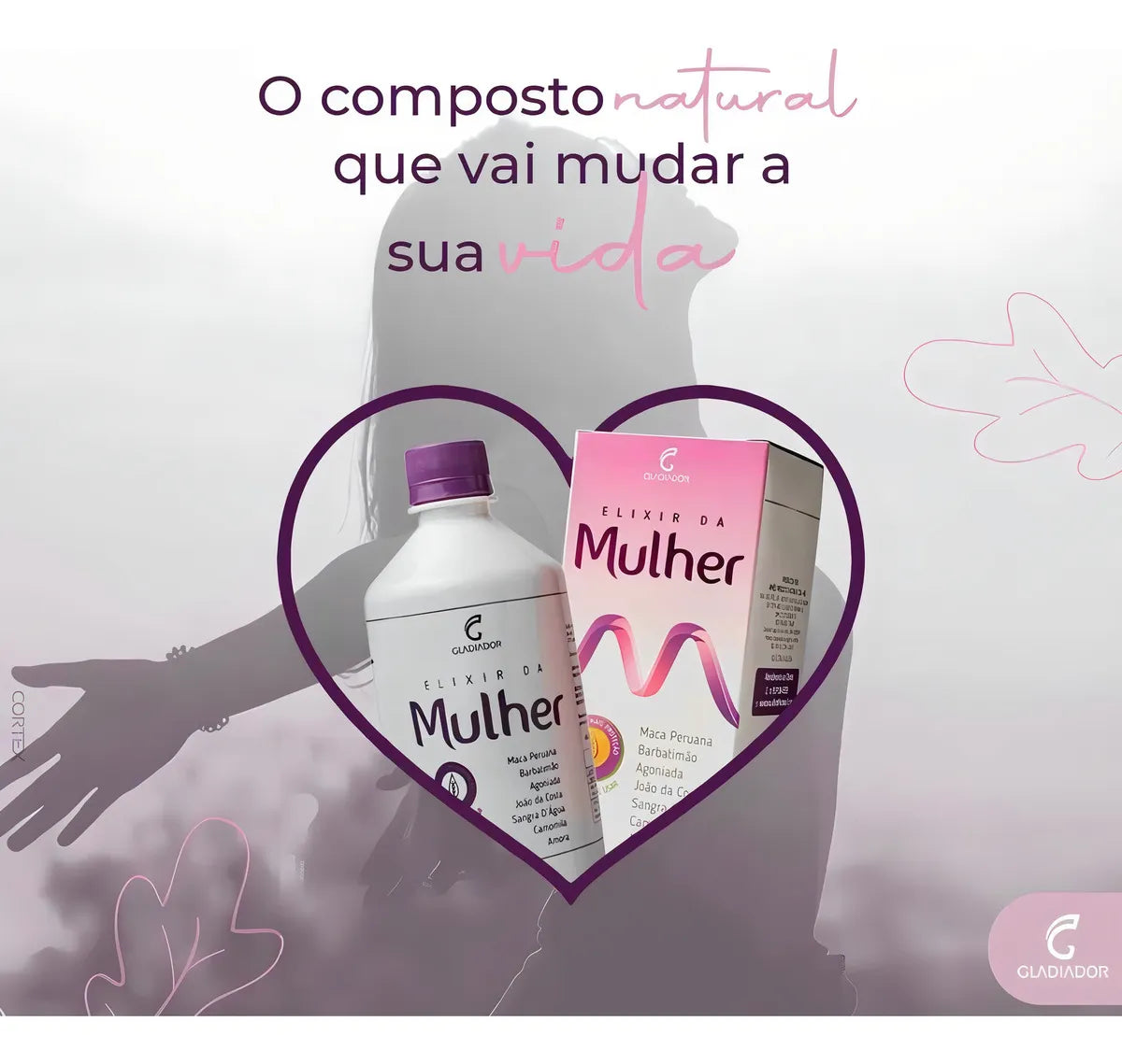 ELIXIR DA MULHER 500ML - GLADIADOR