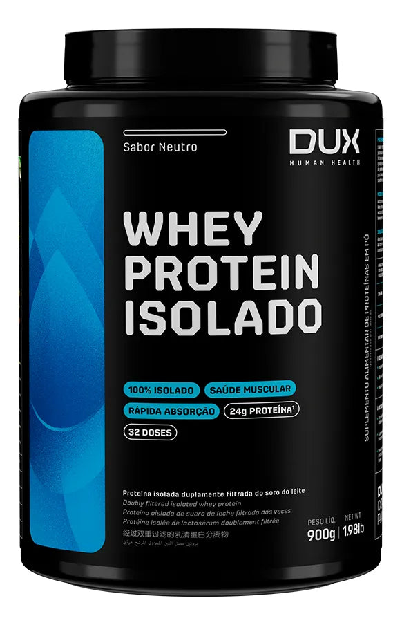 WHEY ISOLADA 900G POTE - DUX NUTRITION