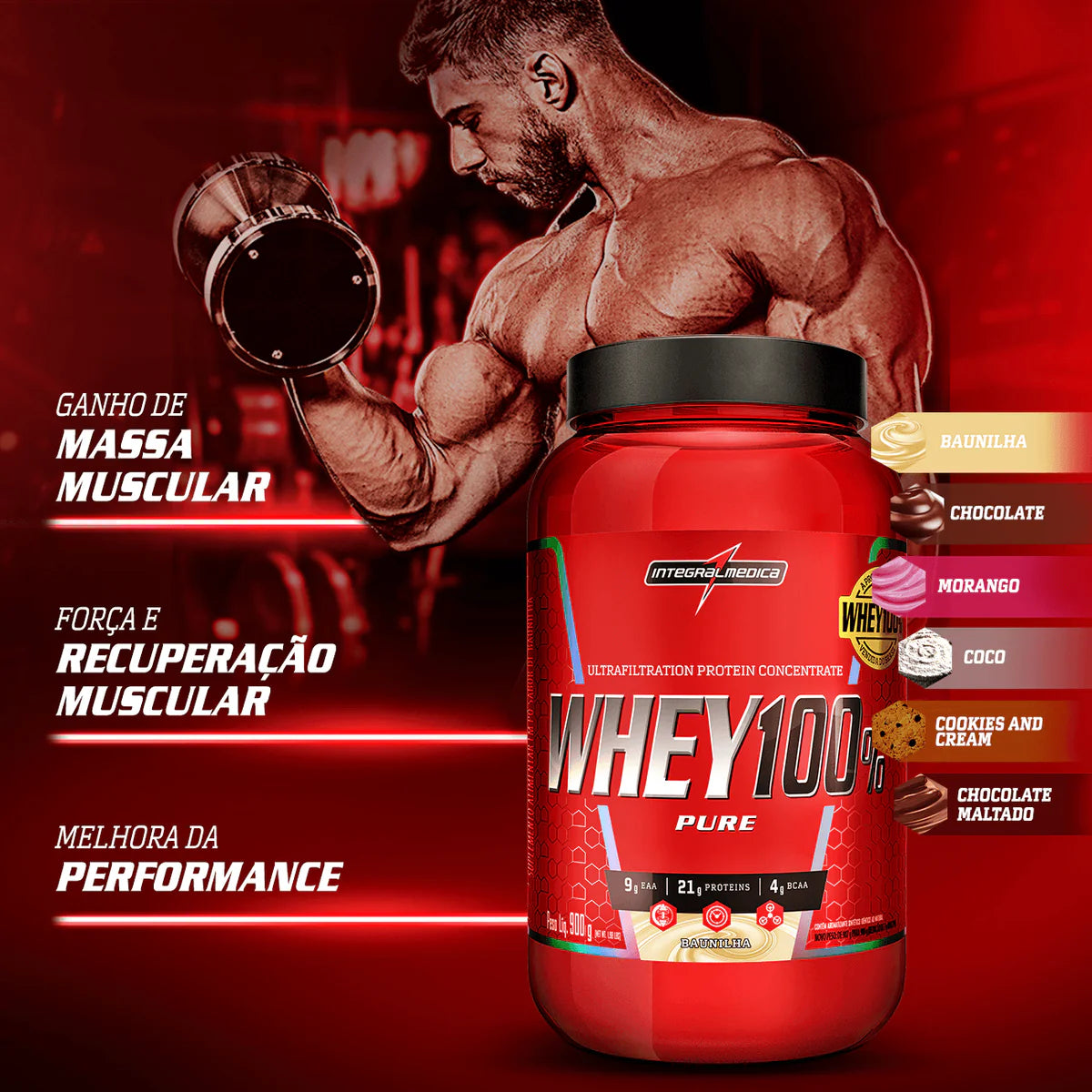 WHEY 100% INTEGRALMEDICA