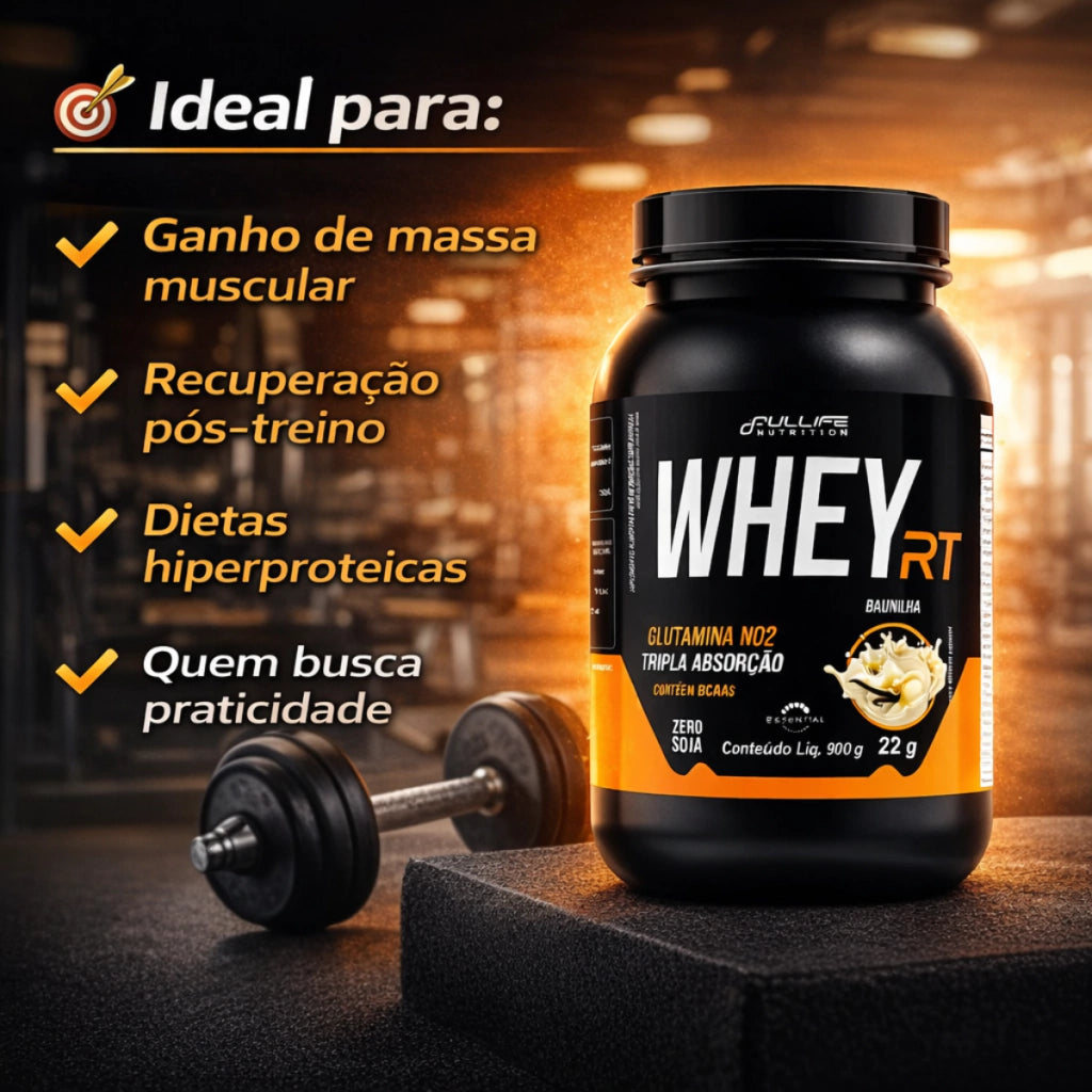 ( KIT ) WHEY RT 900G + CREATINA 300G PURA - FULLIFE
