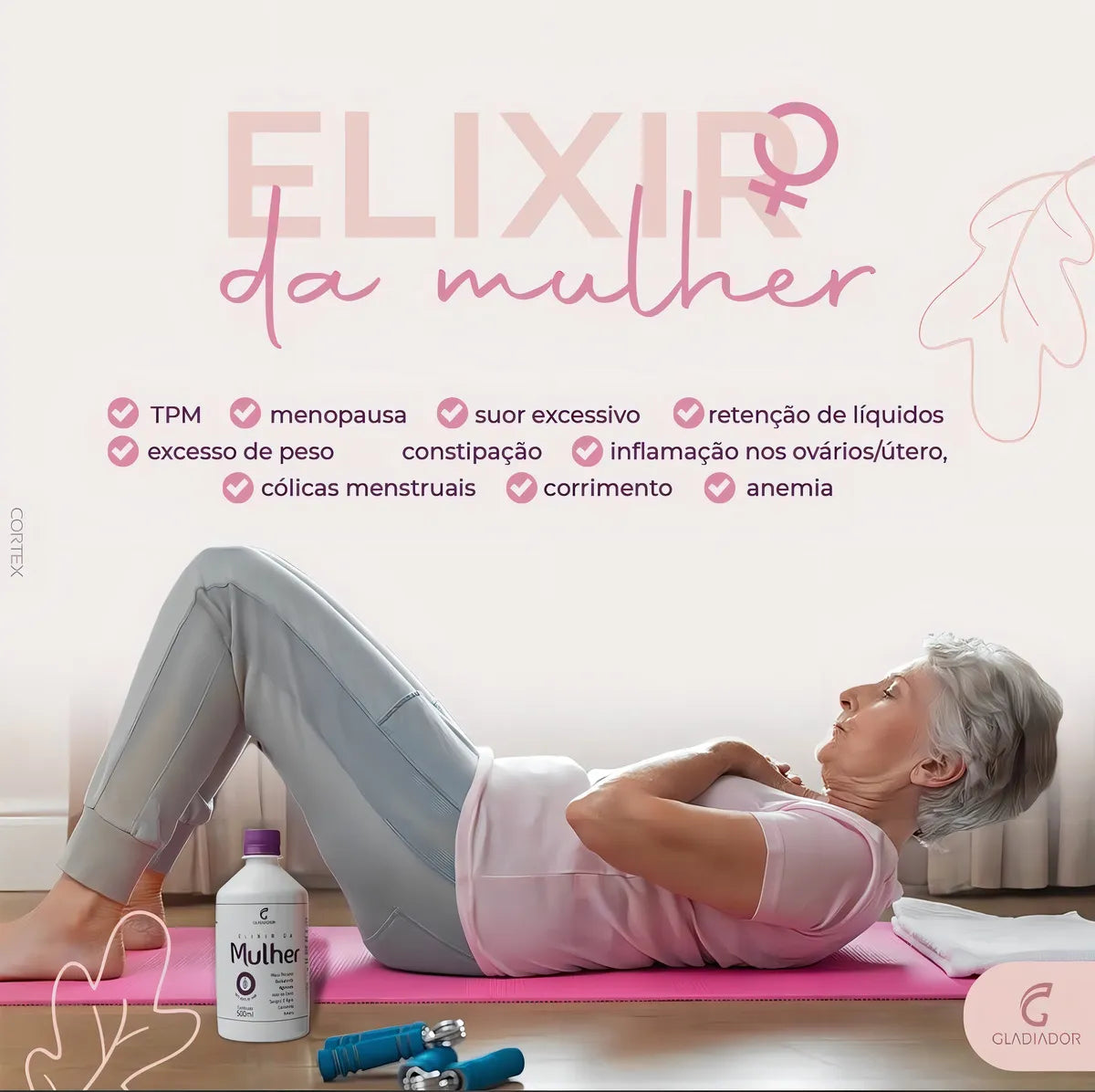 ELIXIR DA MULHER 500ML - GLADIADOR