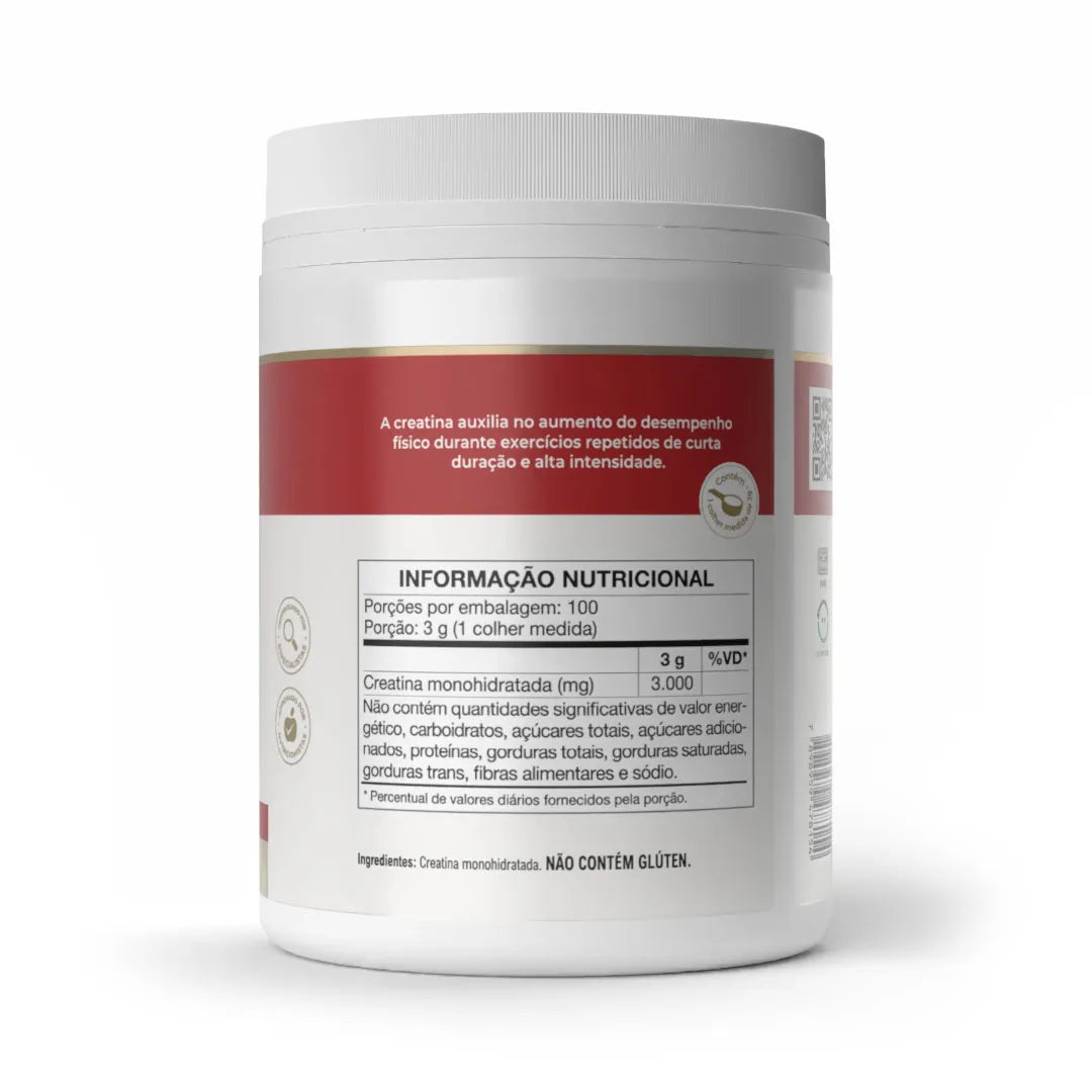 KIT 2X CREATINA VITAFOR 300G MONOHIDRATADA