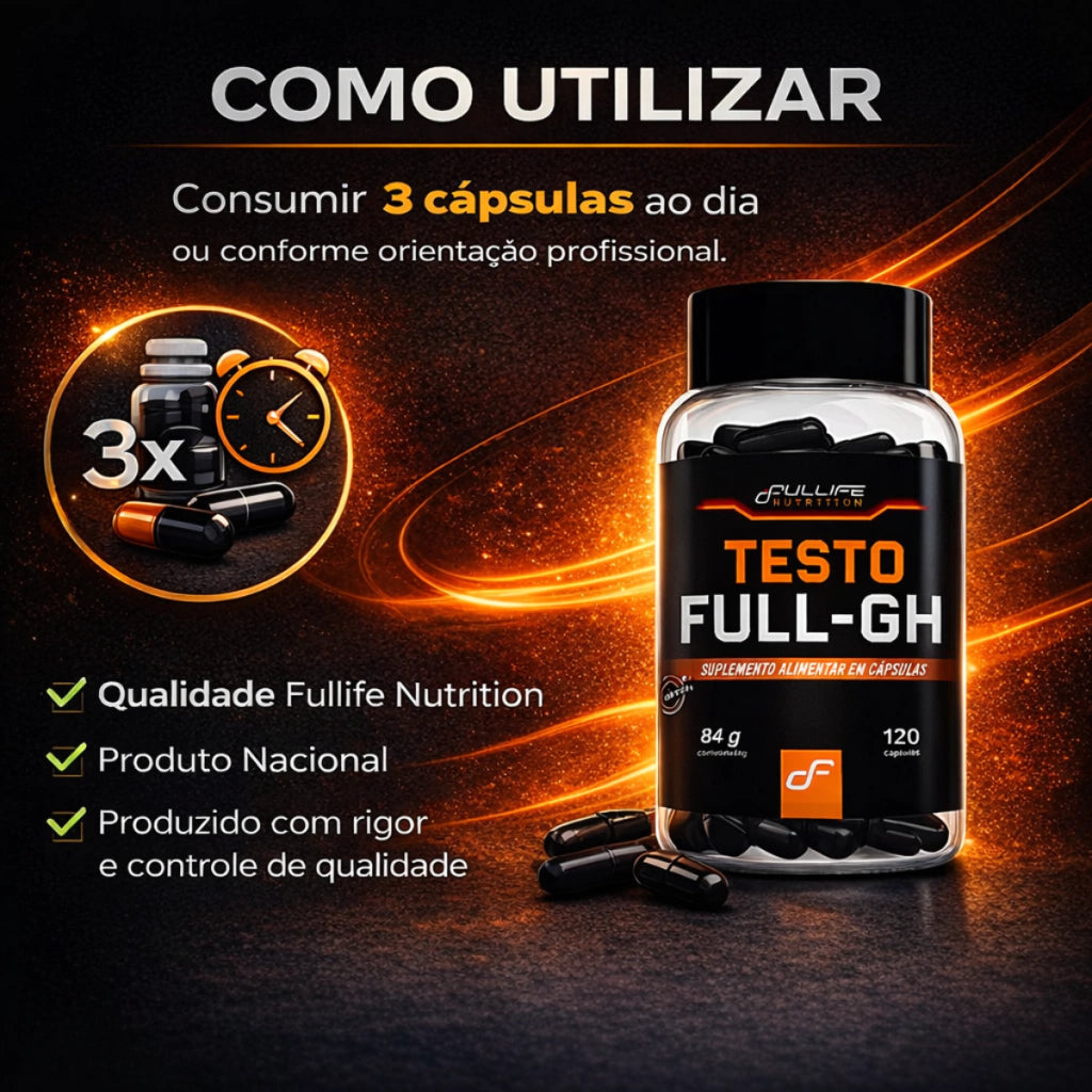 TESTO FULL GH - FULLIFE 120 CAPS.