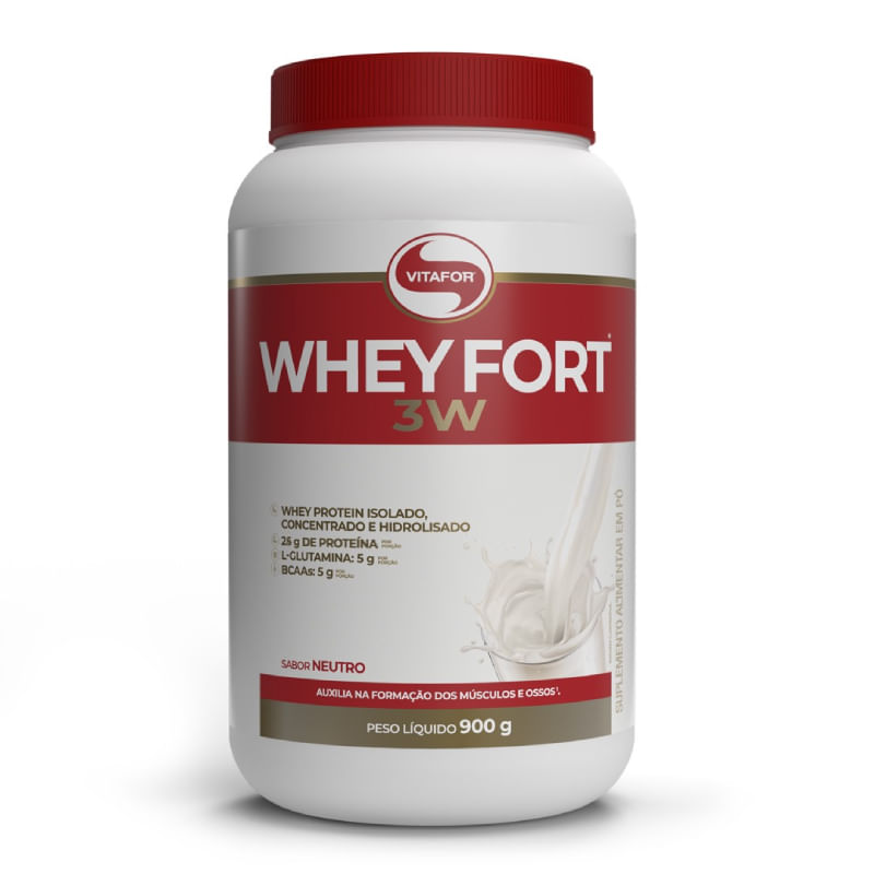 WHEY FORT 3W 900G - VITAFOR