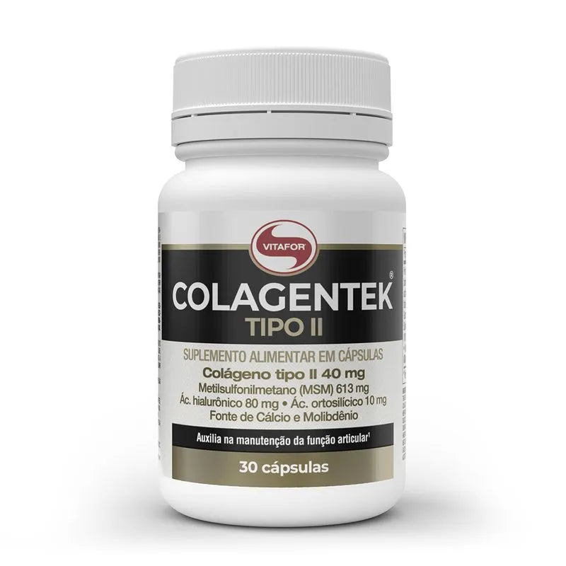 COLAGENTEK TIPO II 30 CAPSULAS 790MG VITAFOR
