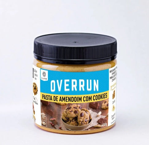 OVERRUN GOURMET 450G - LUKE ALIMENTOS - COOKIES ZERO
