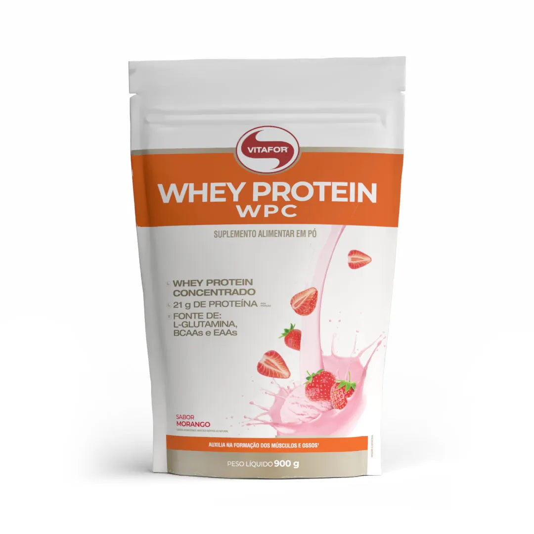 ( KIT ) WHEY PROTEIN WPC 900G + CREATINA VITAFOR 300G