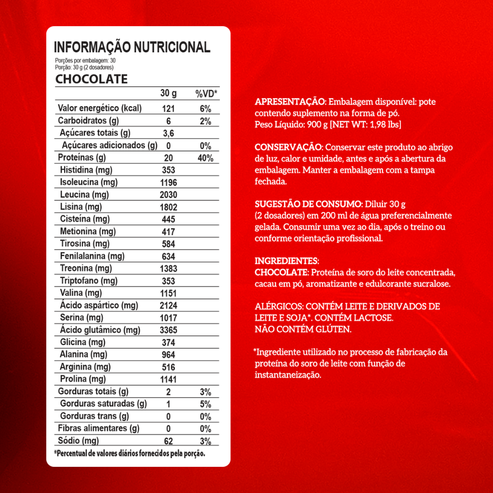 WHEY Concentrado 100% Pure - Integral Médica