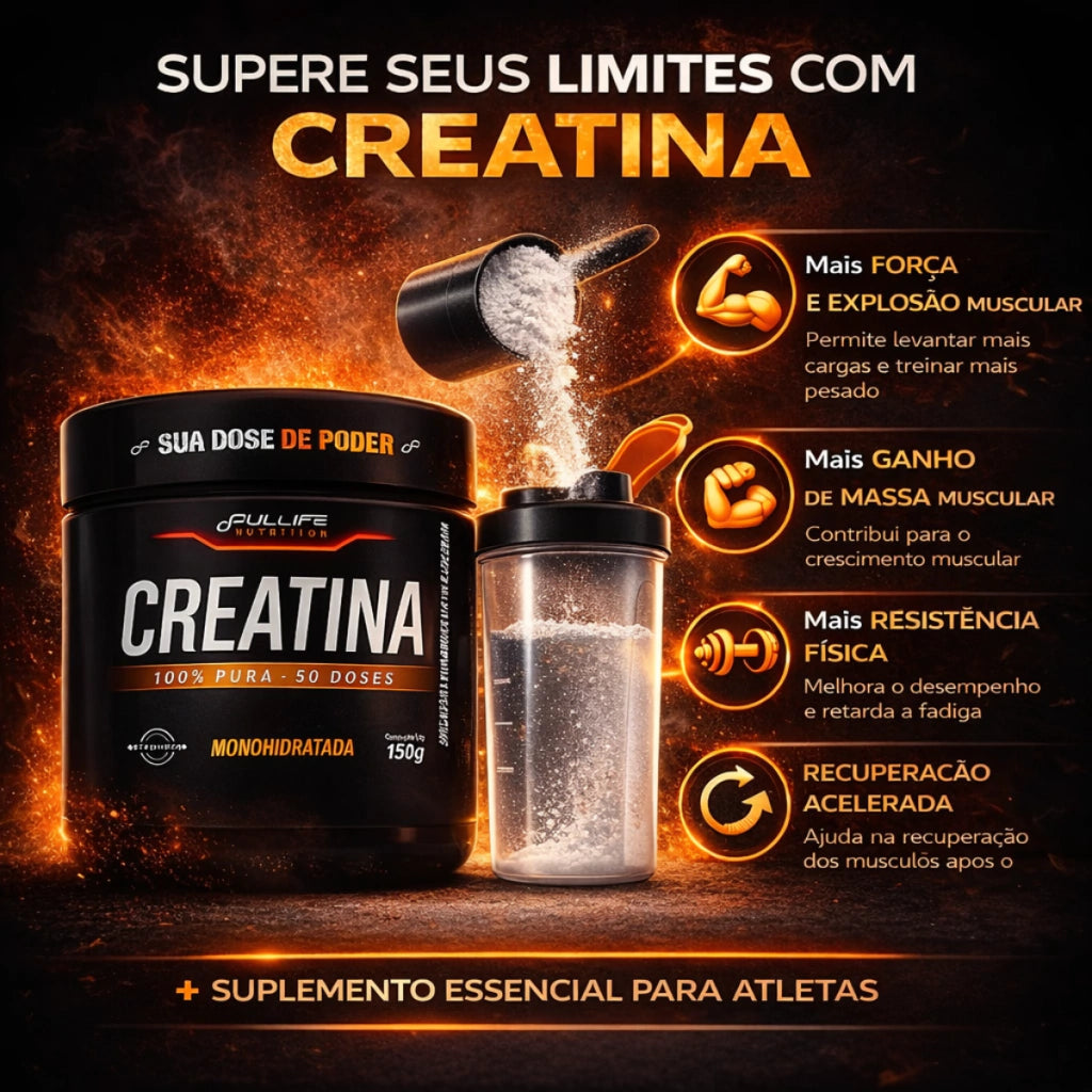 CREATINA 100% PURA FULLIFE 150G