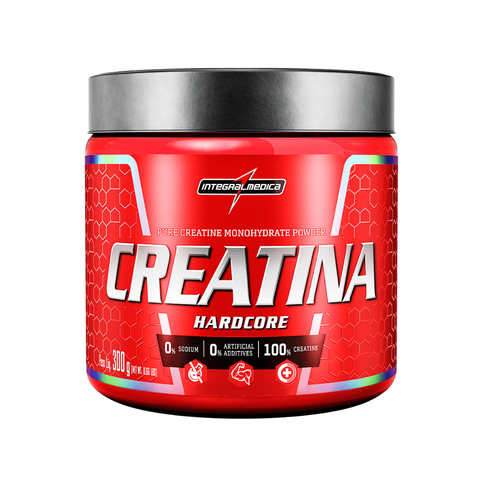 Creatina 100% Pura 300g Hardcore - Integralmédica