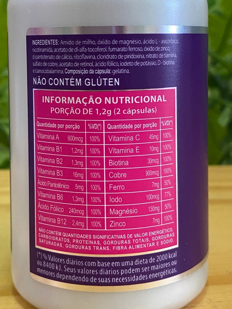 KIT 3 CABELO E UNHA 500 MG (60 CAPS CADA) FITOPLANT