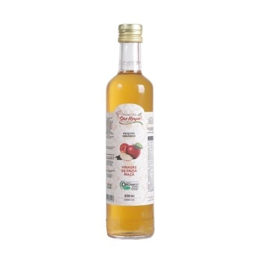 VINAGRE DE MAÇA ORGANICO SAO ROQUE 500ML