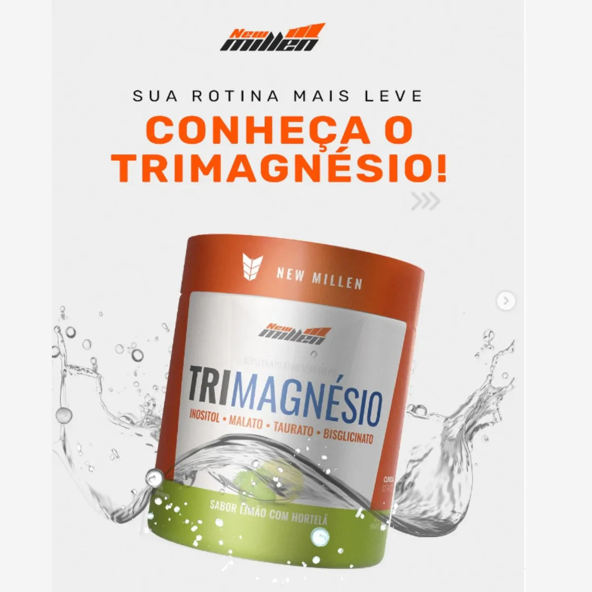 TRIMAGNESIO LIMAO COM  HORTELA POTE 180G