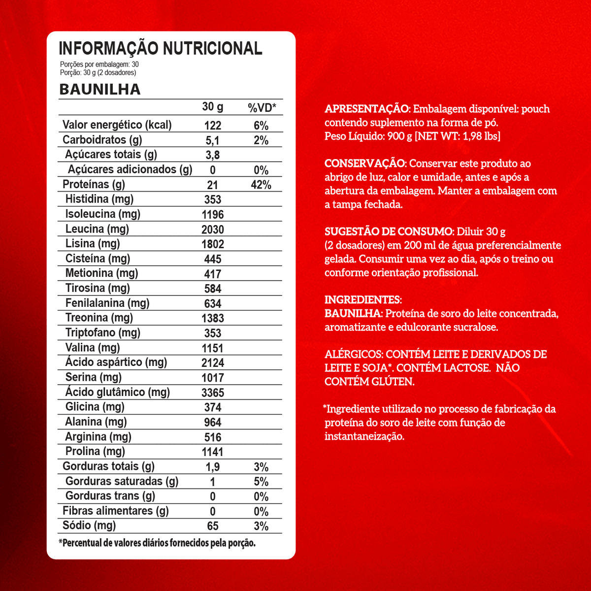 WHEY 100% PURE INTEGRALMEDICA
