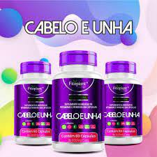 KIT 3 CABELO E UNHA 500 MG (60 CAPS CADA) FITOPLANT